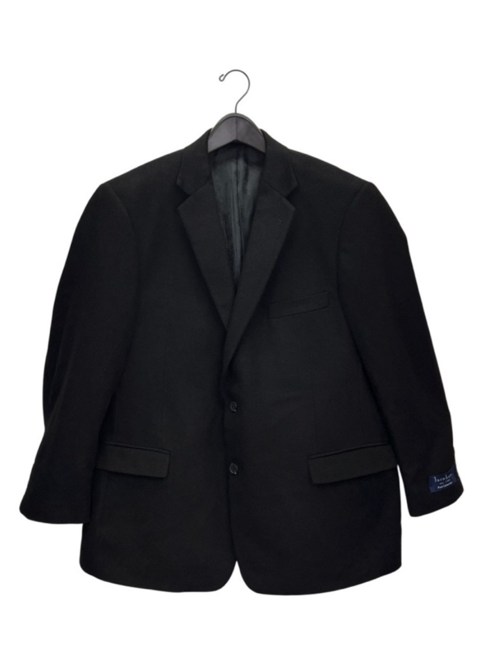 NEW Turnbury Pure Camel Hair Blazer Black Size 48R Sports Coat Suit Jacket New